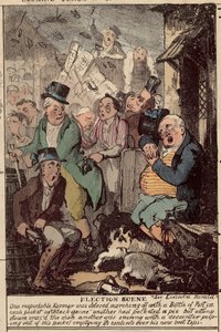 Election Scene by English School